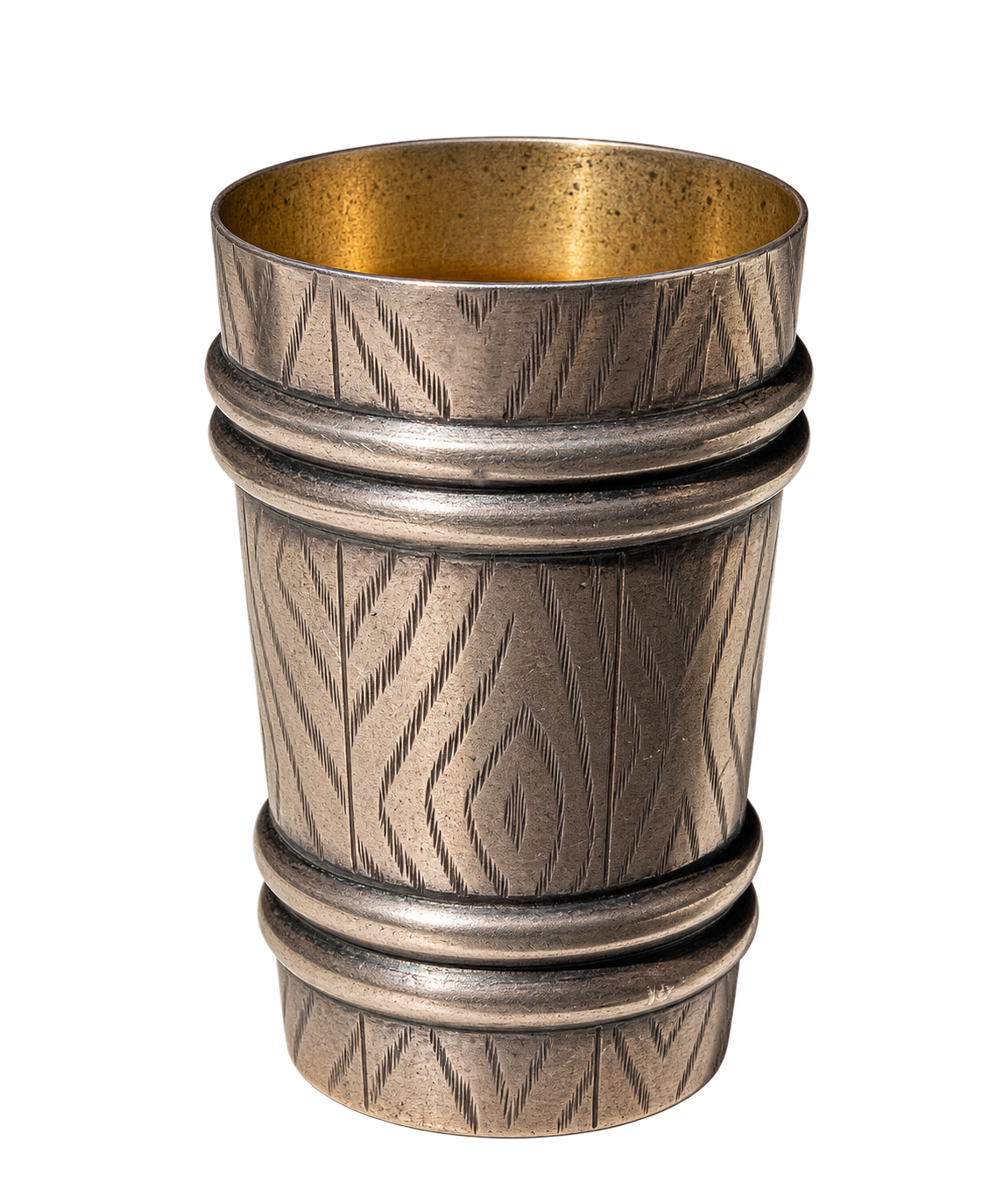 Silver-gilt barrel beaker (1 of 3)