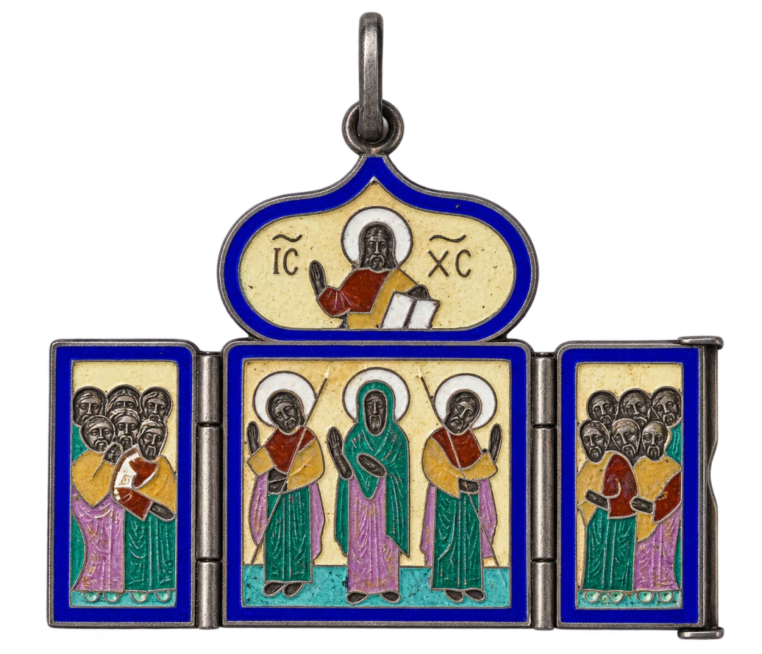 Trittico Deesis in argento 84 (I)