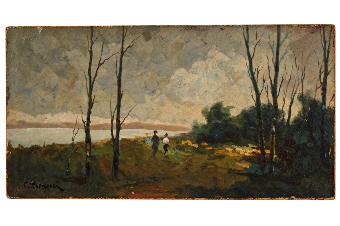 Paesaggio con fiume