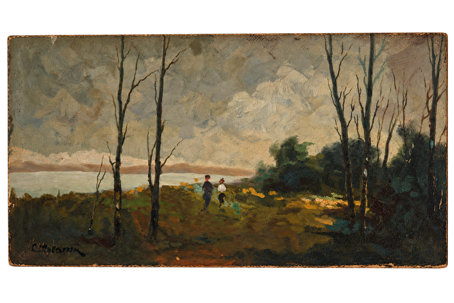 S. Zhukovsky (attributed), Landscape with a River