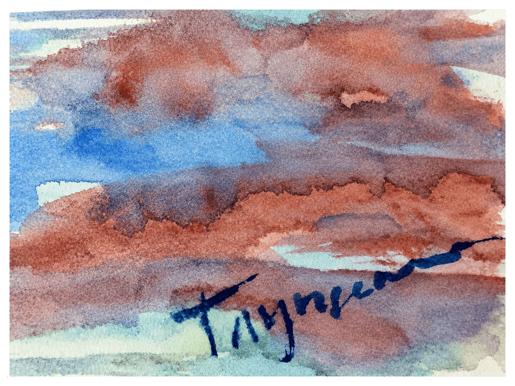 Mykola P. Hluščenko, Tramonto cremisi: Vista principale