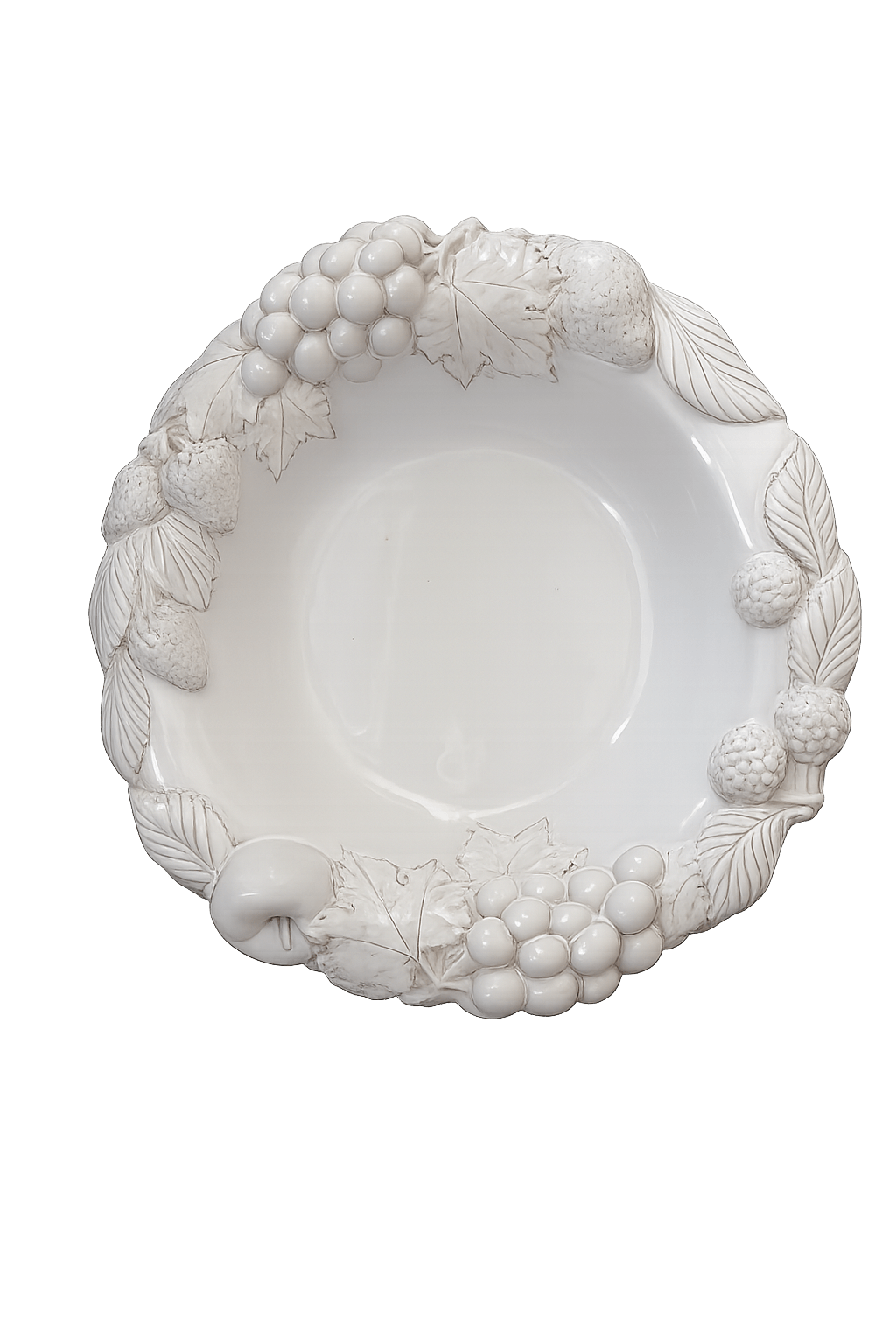 European porcelain work, Piatto da frutta: Vista principale